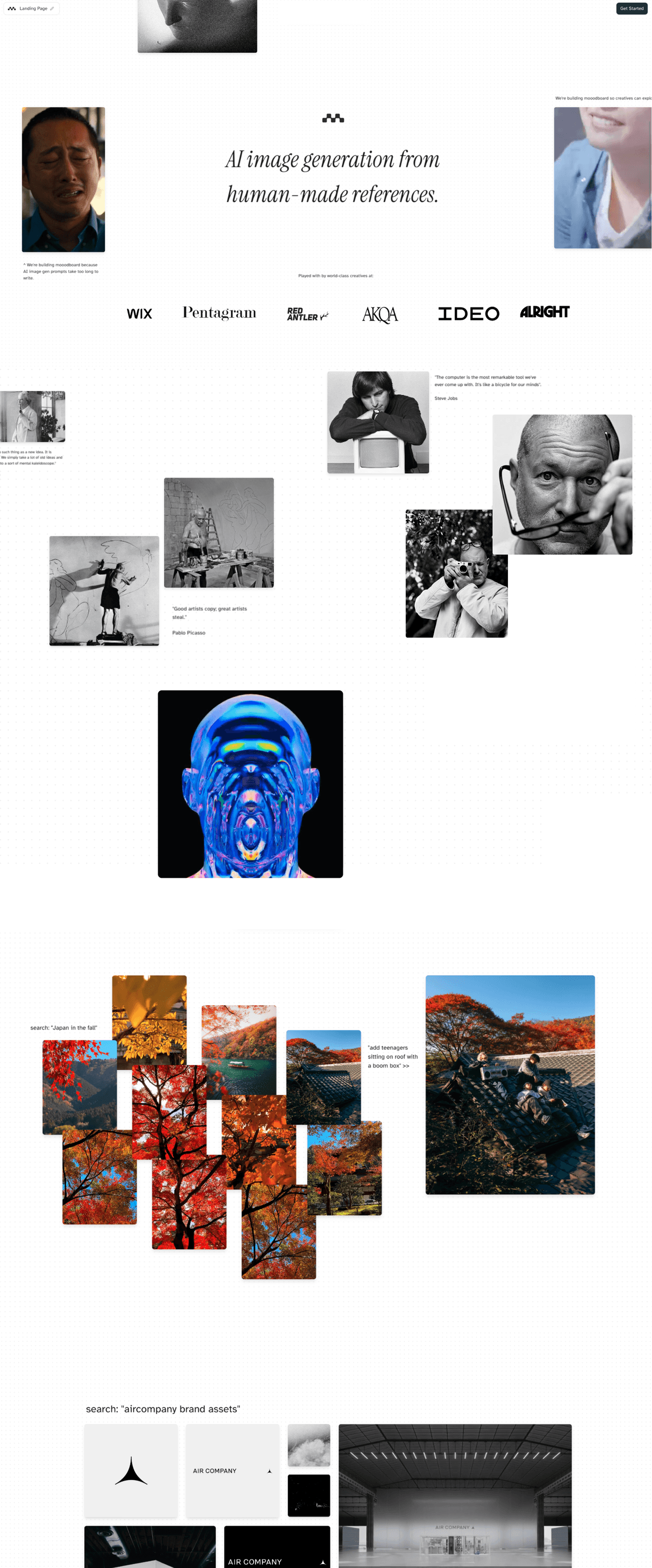 Landing page thumbnail